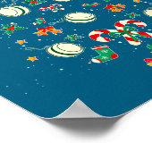 Yoyo Christmas Tree Xmas  Poster (Ecke)