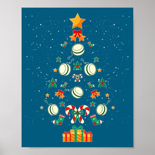 Yoyo Christmas Tree Xmas  Poster (Vorne)