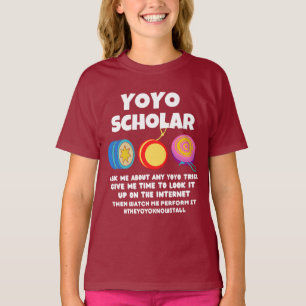 Yoyo-Gelehrter Sie wissen es alles T - Shirt