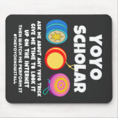 Yoyo-Gelehrter wissen alles Mousepad (Vorne)