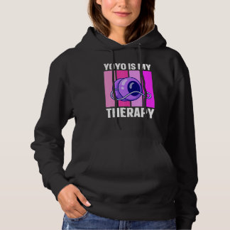 YoYo ist meine Therapie Retro Hoodie
