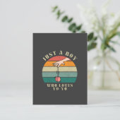 Yoyo Junge Postkarte (Stehend Vorderseite)