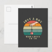 Yoyo Junge Postkarte (Vorne/Hinten)
