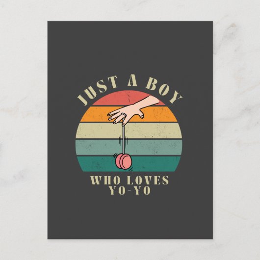 Yoyo Junge Postkarte (Vorderseite)