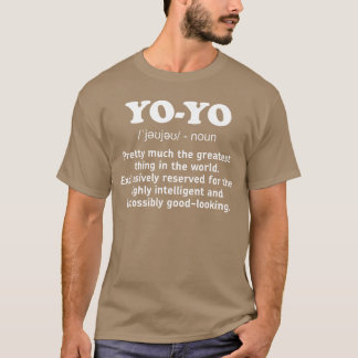 Yoyo Lustige Definition yoyo Enthusiast s lustig T-Shirt