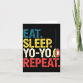 Yoyo Player Yo-yo Enthusiast  Karte (Vorderseite)