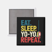 Yoyo Player Yo-yo Enthusiast  Magnet (Vorderseite/Rückseite)