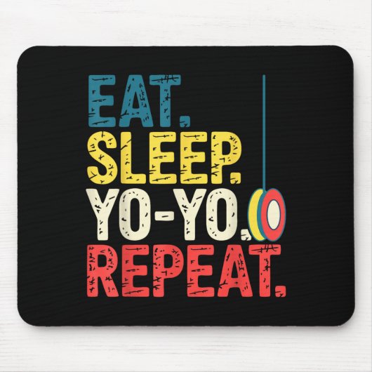 Yoyo Player Yo-yo Enthusiast Mousepad (Vorne)