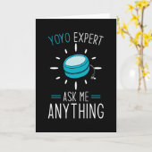 Yoyo Sprichwort Funny Karte (Gelbe Blume)