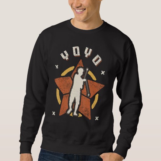 Yoyo Vintage Retro Classic Sweatshirt (Vorderseite)
