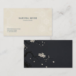 Yozakura Business Card – Night Sakura Premium  Visitenkarte