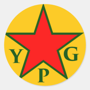 ypg-ypj Om Runder Aufkleber