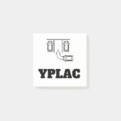 YPLAC Post It Notes - ideal für Autofenster Post-it Klebezettel (Vorderseite)