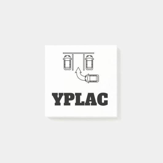 YPLAC Post It Notes - ideal für Autofenster Post-it Klebezettel (Vorderseite)
