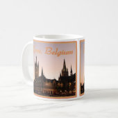 Ypres Cloth Hall, Belgien by Night Kaffeetasse (Vorderseite Links)