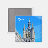 Ypres Cloth Hall Magnet (Vorderseite/Rückseite)