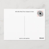 Ypres Menin Gate Memorial für britisches Interieur Postkarte (Rückseite)