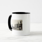Ypres von Rue de Ville, im Juni 1915 Tasse (Vorderseite Links)