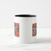 Ypsilanti, Michigan - Große Buchstabenszenen Tasse (Zentrum)