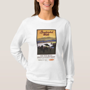 Ypsilon-Tal-Erholungsort-British Rail-Plakat T-Shirt