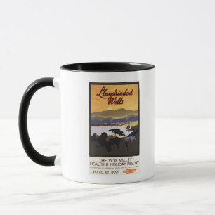 Ypsilon-Tal-Erholungsort-British Rail-Plakat Tasse