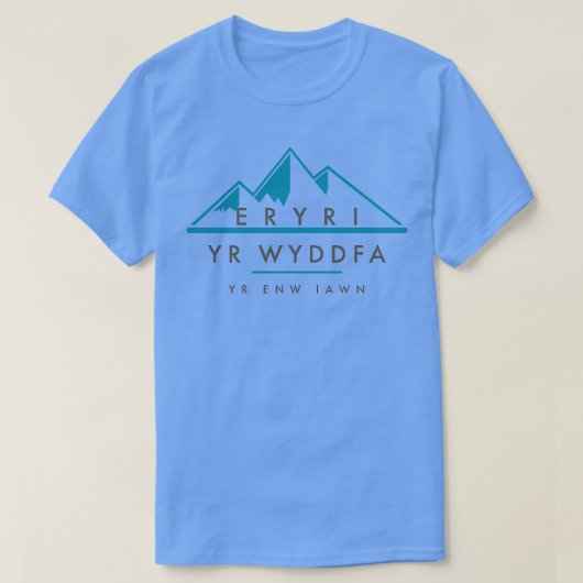 Yr Wyddfa Yr Enw Iawn T-Shirt (Design vorne)