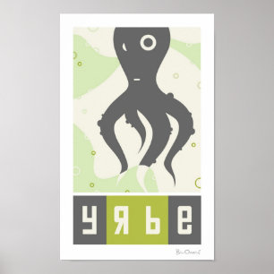 Yrbe - Russisches Inspiriertes Tierplakat Poster