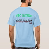 YSC INTERNIERTER T-Shirt (Rückseite)