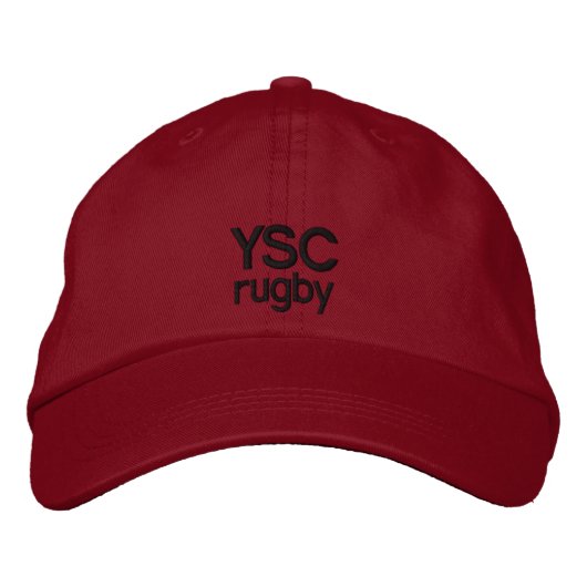 YSC Rugby Hat Bestickte Baseballkappe (Vorderseite)