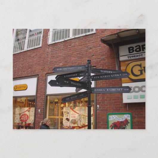 Ystad Schweden Postkarte (Vorderseite)