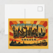 Ystad Schweden Wallanders Stadt Postkarte (Vorne/Hinten)