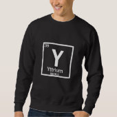 Yttrium Y chemical element Sweatshirt (Vorderseite)