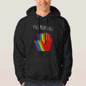 Yu2019all bedeutet, dass alle Rainbow-Hörer-Flag-L Hoodie (Vorderseite)