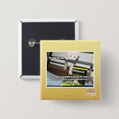 Yu rotes DIS eins. Button (Vorne & Hinten)