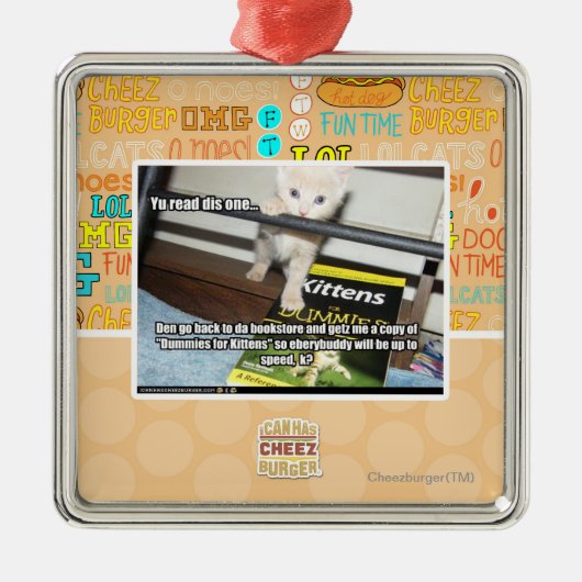 Yu rotes DIS eins. Ornament Aus Metall (Vorne)