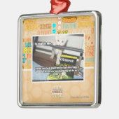 Yu rotes DIS eins. Ornament Aus Metall (Links)