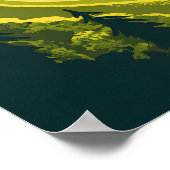 Yuanyang Rice Terraces China Travel Poster (Ecke)