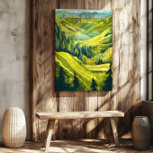 Yuanyang Rice Terraces China Travel Poster Canvas Leinwanddruck