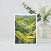 Yuanyang Rice Terraces China Travel Postkarte (Stehend Vorderseite)