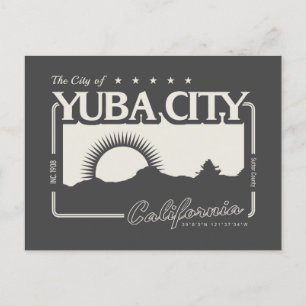 YUBA CITY - SUTTER KALIFORNIEN POSTKARTE