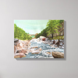 YUBA RIVER 3 LEINWANDDRUCK