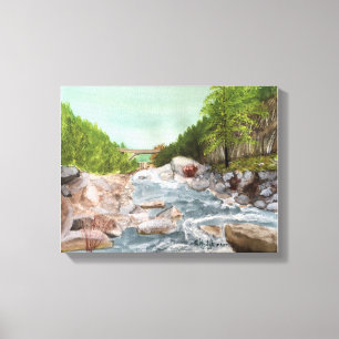 YUBA RIVER 3 LEINWANDDRUCK