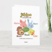 Yubi Geburtstags-Karte Karte (Rückseite)