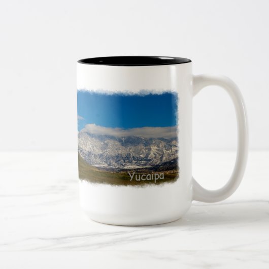 Yucaipa Tal-Winter Zweifarbige Tasse (Rechts)