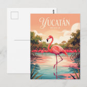 Yucatán-Halbinsel Mexiko Postkarte (Vorne/Hinten)