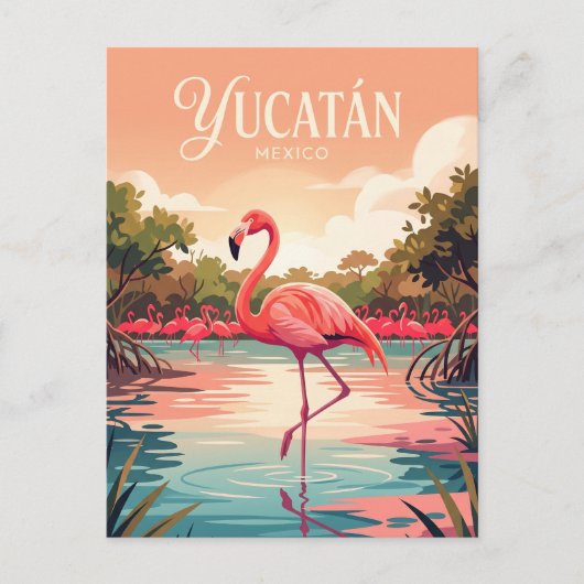 Yucatán-Halbinsel Mexiko Postkarte (Vorderseite)