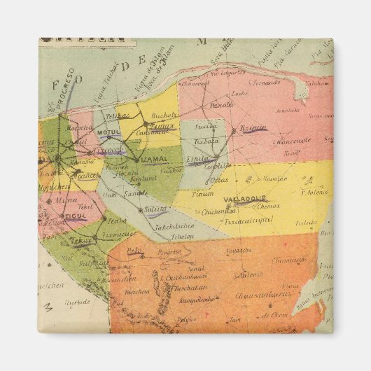 Yucatan, Mexiko 2 Magnet (Vorne)