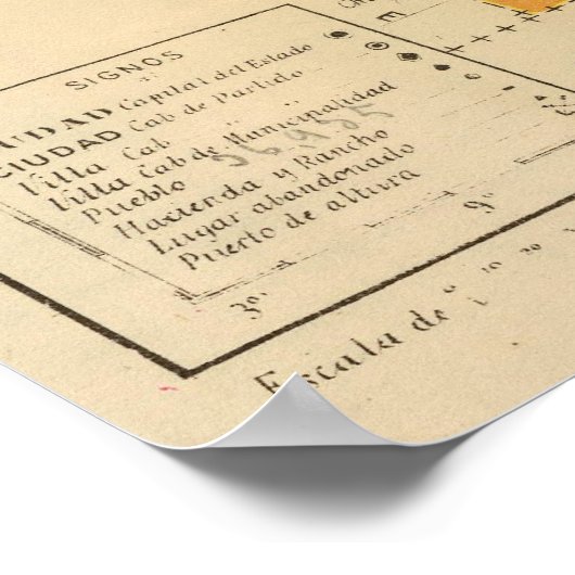 Yucatan, Mexiko 2 Poster (Ecke)