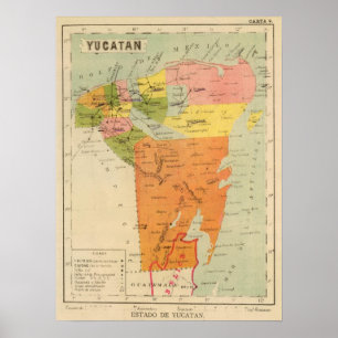 Yucatan, Mexiko 2 Poster