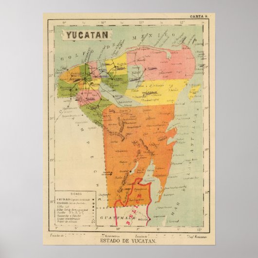 Yucatan, Mexiko 2 Poster (Vorne)